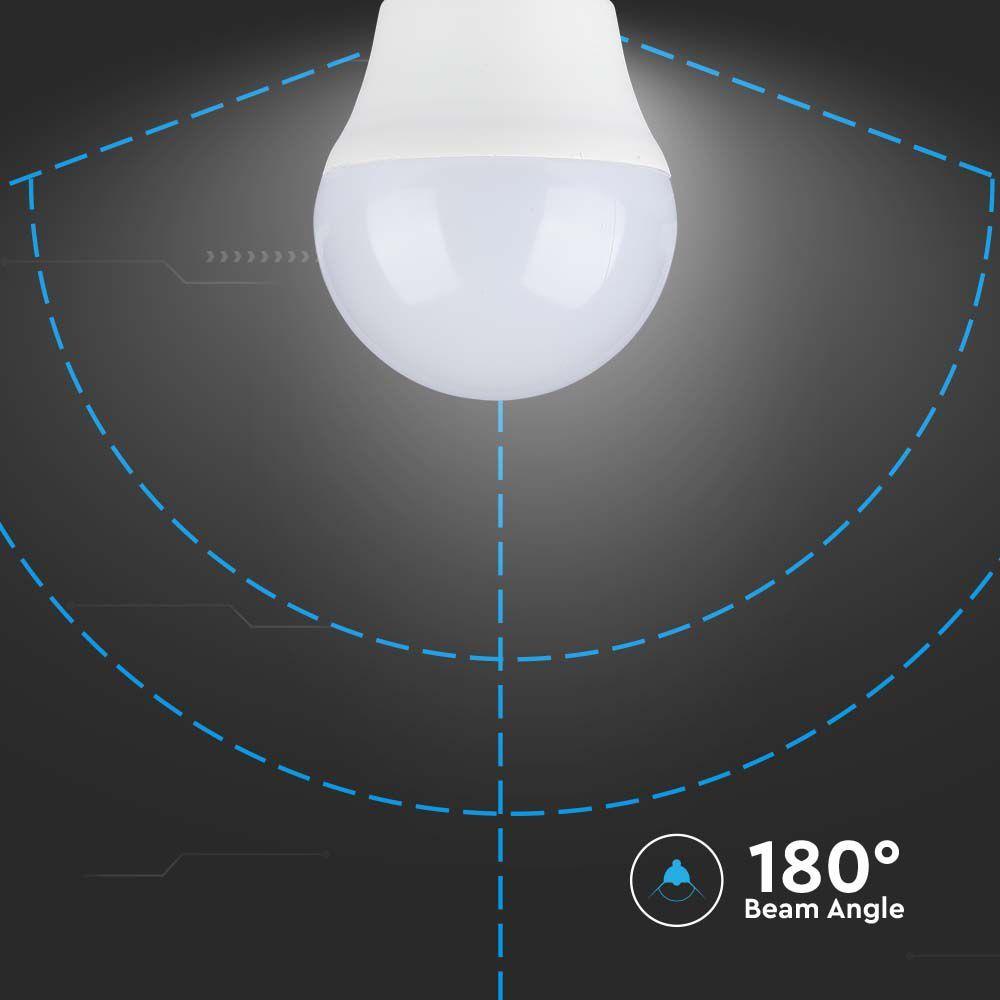 3.7W G45 Żarówka plastikowa LED, Chip Samsung, Barwa: 4000K, Trzonek: E27 , VTAC, SKU 8046