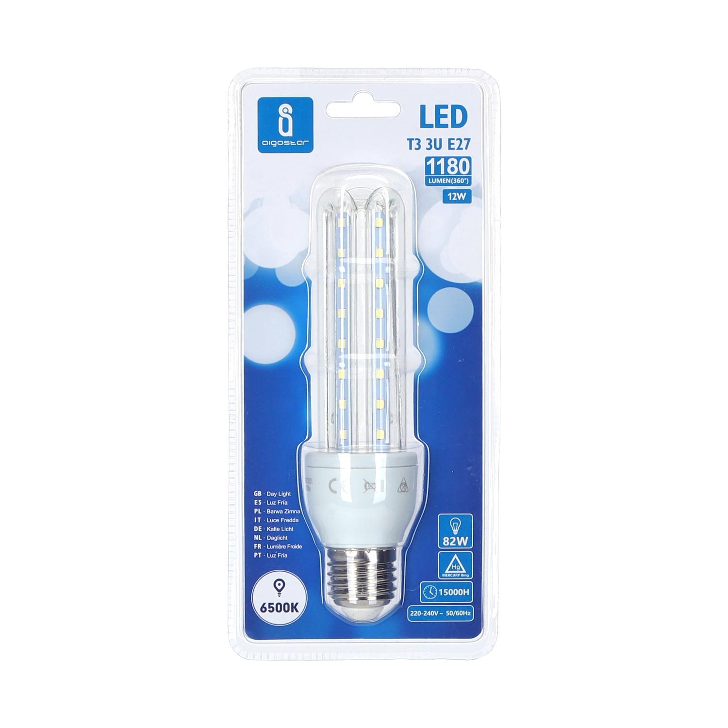 LED E27 12W U-tube