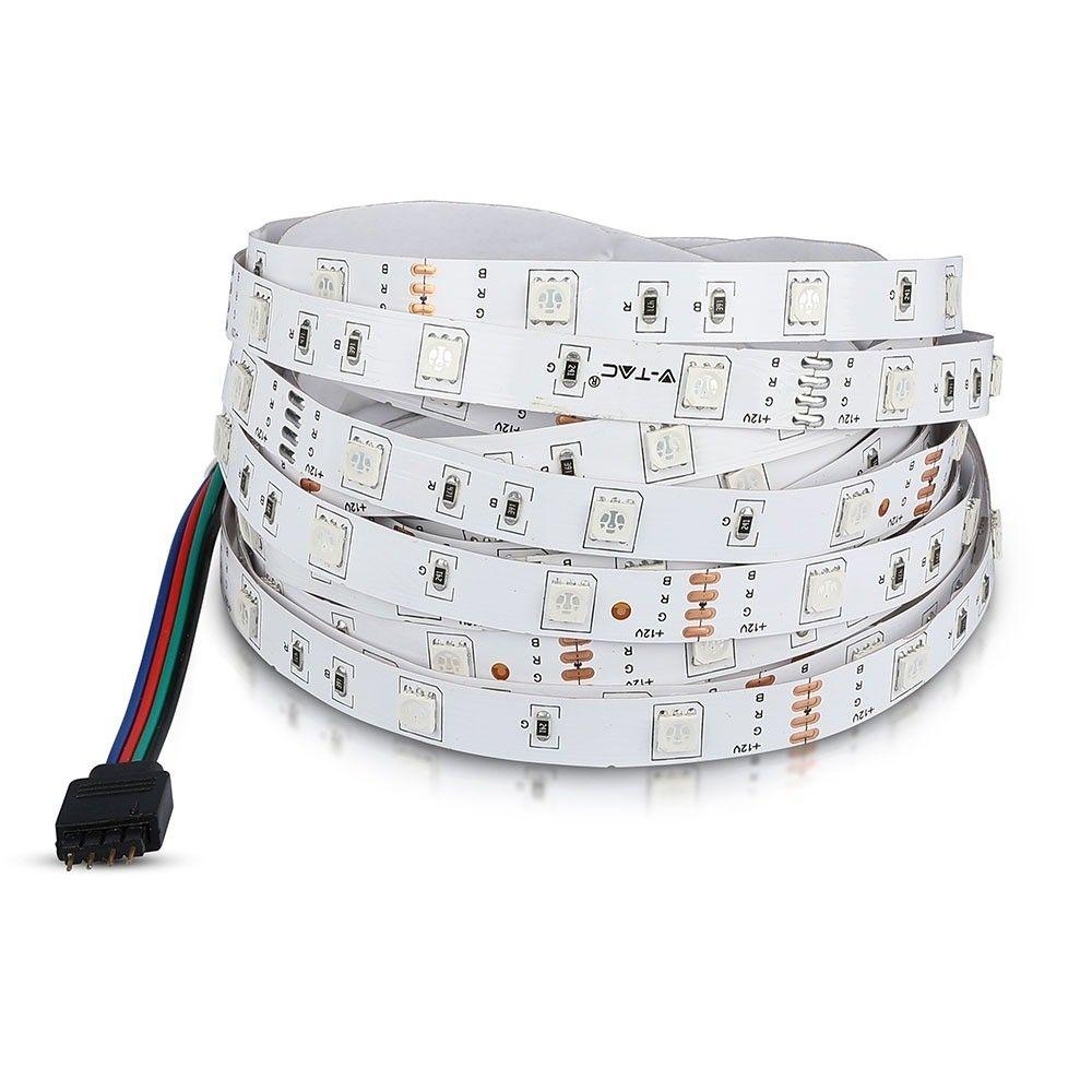 VT-5050-30 4.8W/M LED STRIP RGB IP20 (5M/ROLL)(PRICE PER M)