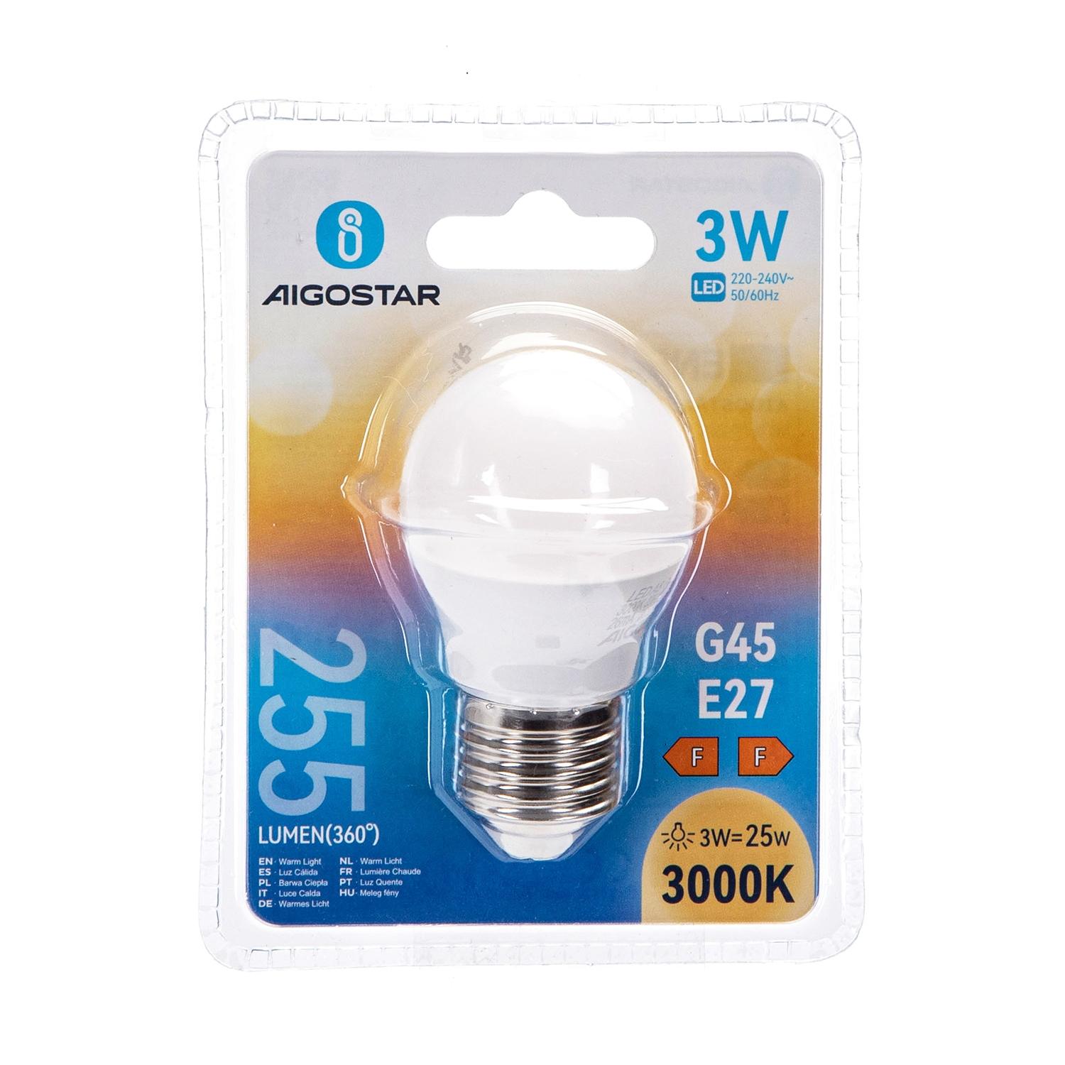 LED G45 E27 3W