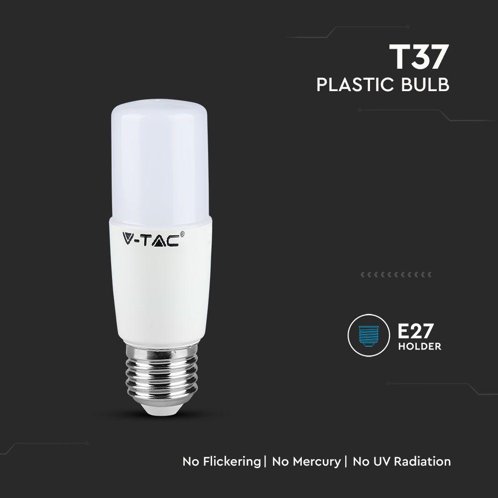 VT-237 7.5W T37 PLASTIC BULB SAMSUNG CHIP 6500K E27