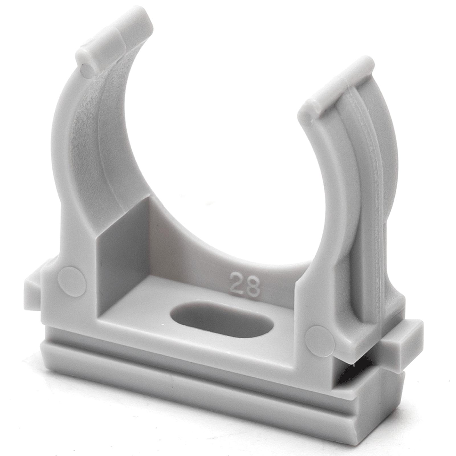 U-shaped PVC pipe clamp, Φ 25mm