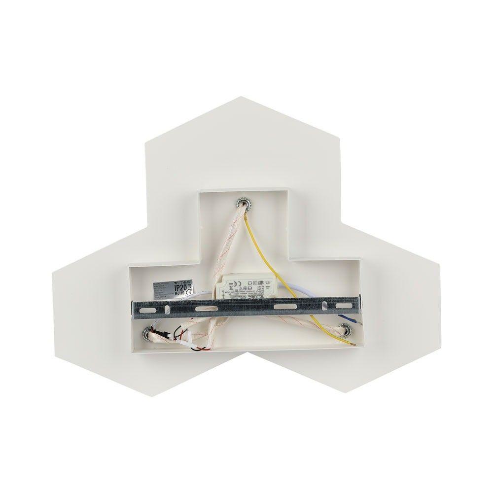 VT-709 9W LED WALL LIGHT 3000K IP20 WHITE BODY