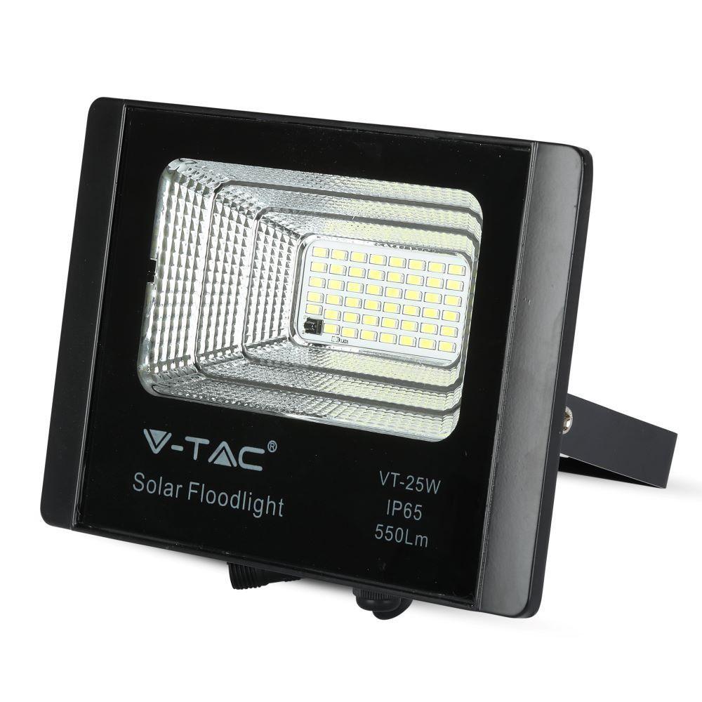 VT-25W 12W SOLAR PANEL WITH LED FLOODLIGHT 4000K