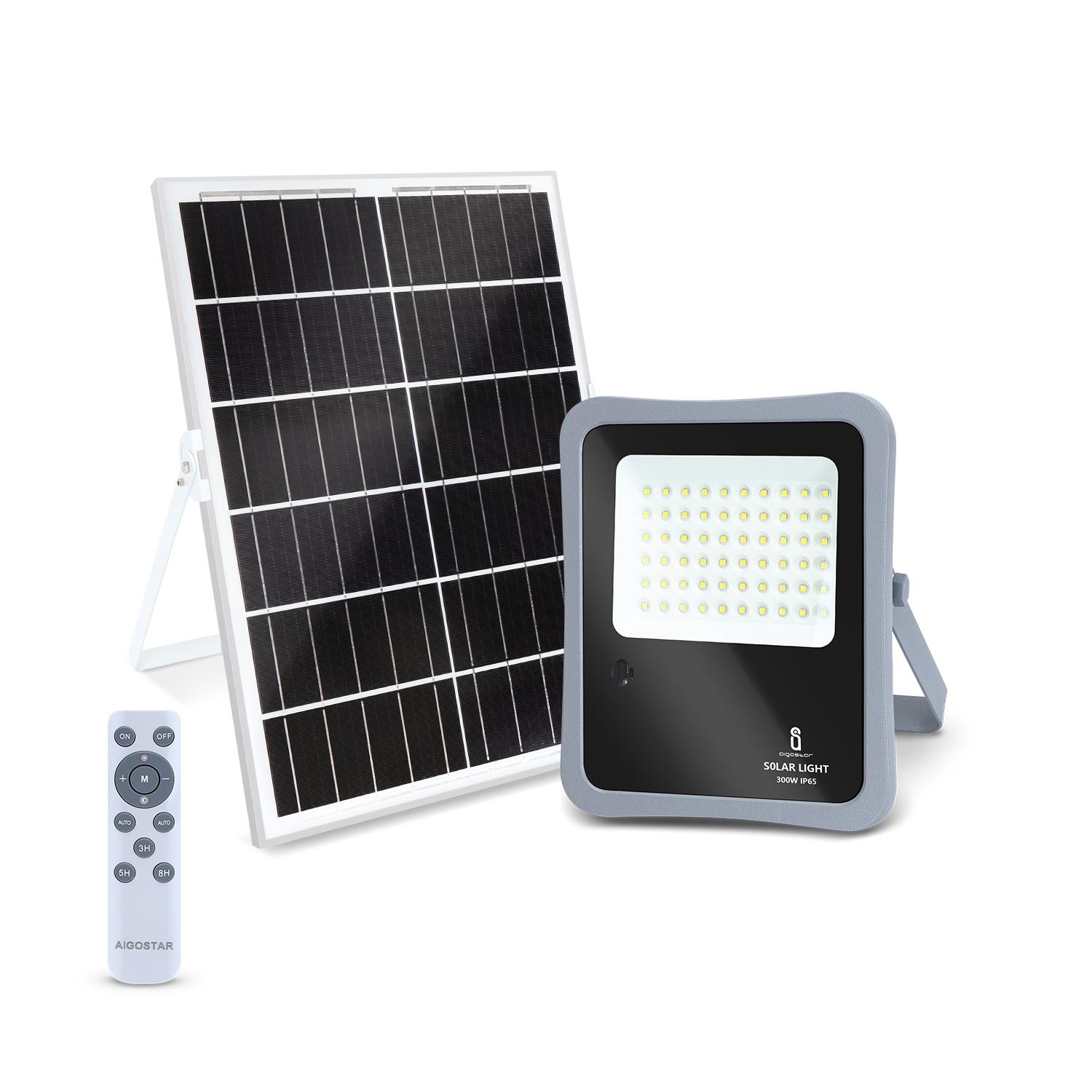 Solarny reflektor LED 300W (300W,6500K,Barwa Zimna,2400lm)