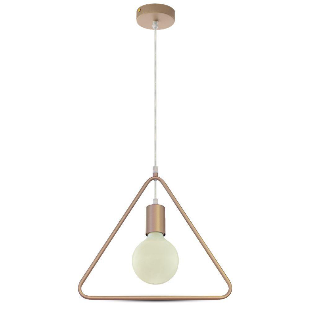 VT-7321 CHAMPAGNE GOLD PENDANT LIGHT WITH GOLD CANOPY-E27