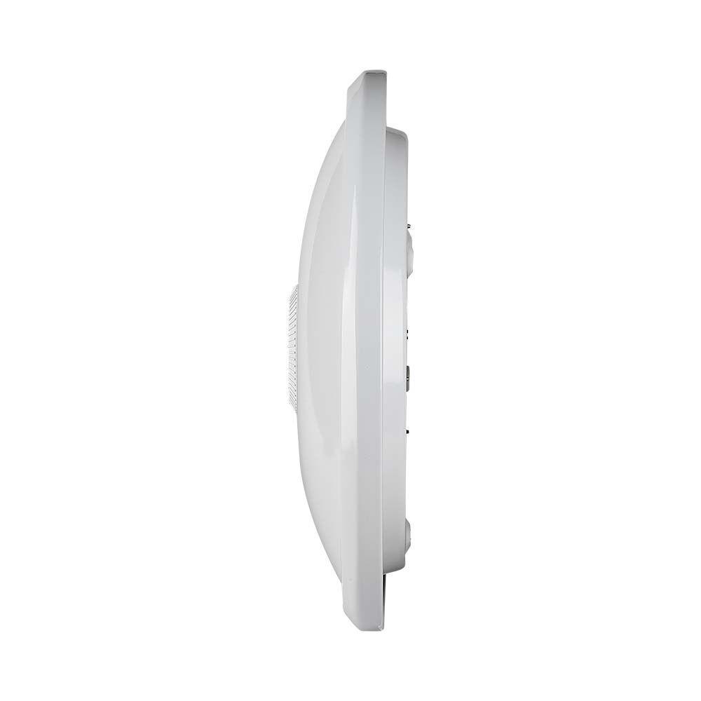 12W Plafon LED z czujnikiem PIR, Chip SAMSUNG, Barwa:3000K, VTAC, SKU 21807