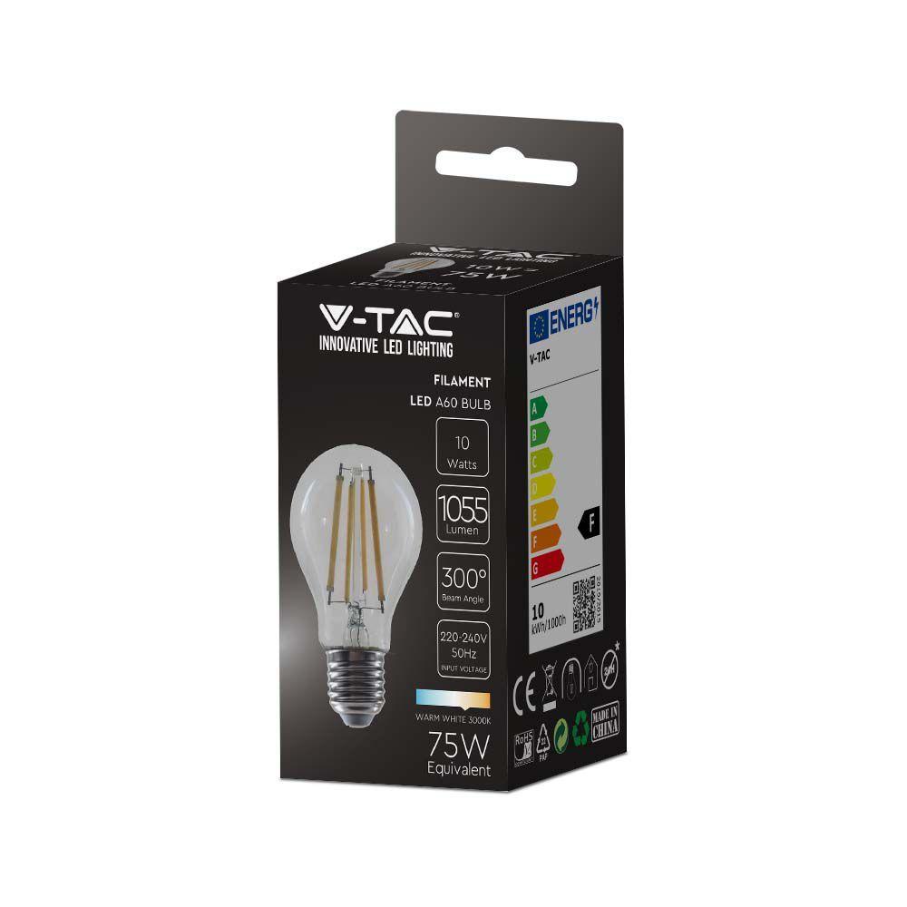 VT-1981 10W A67 LED FILAMENT BULB 4000K E27