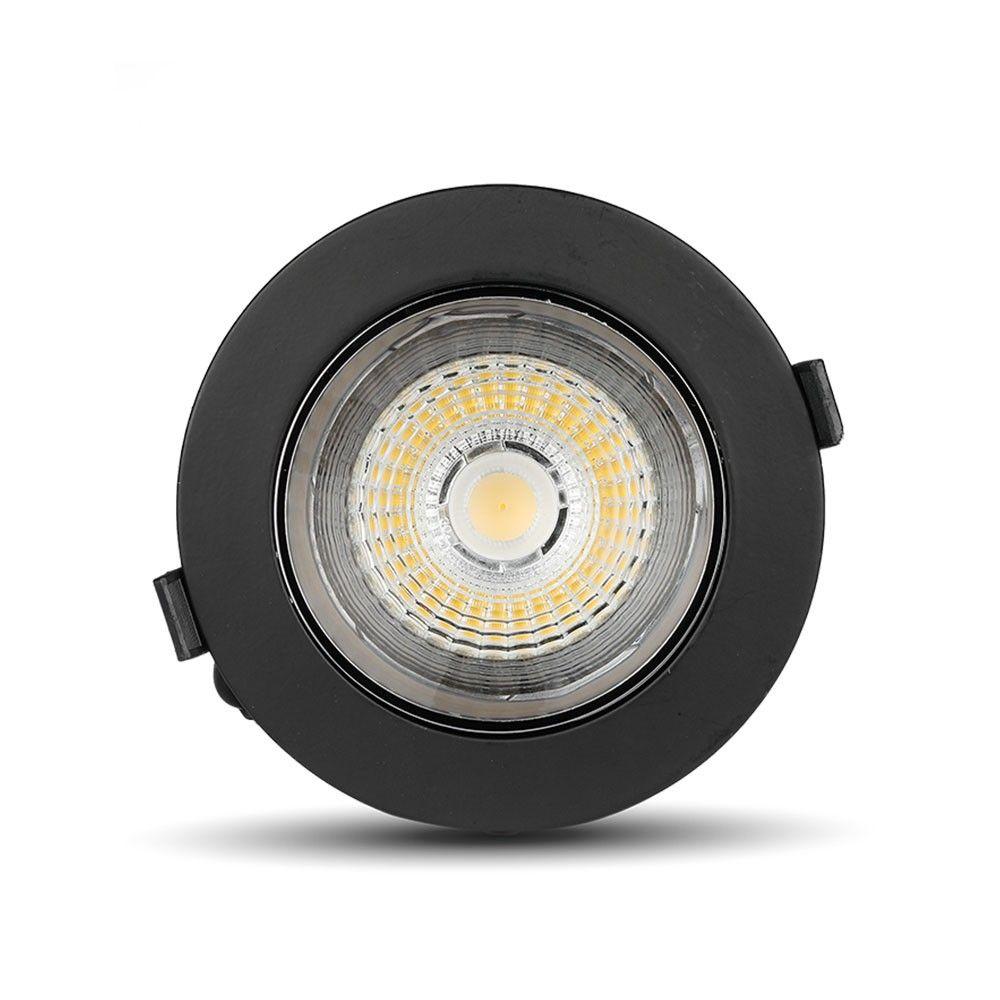 VT-2-33 30W LED REFLECTOR COB DOWNLIGHT SAMSUNG CHIP 3000K BLACK HOUSING