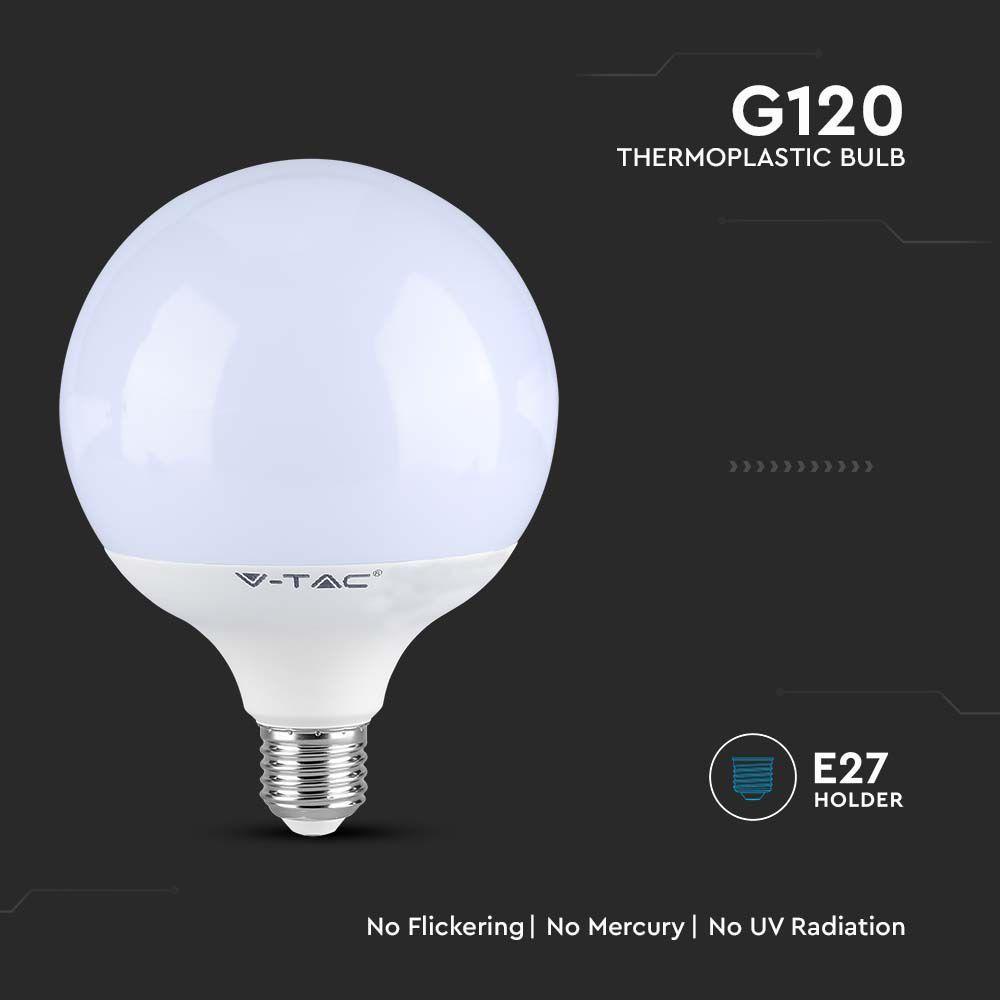 22W Żarówka LED G120, Chip SAMSUNG, Barwa:4000K, Skuteczność: 120lm/W, Trzonek:E27 , VTAC, SKU 2120022