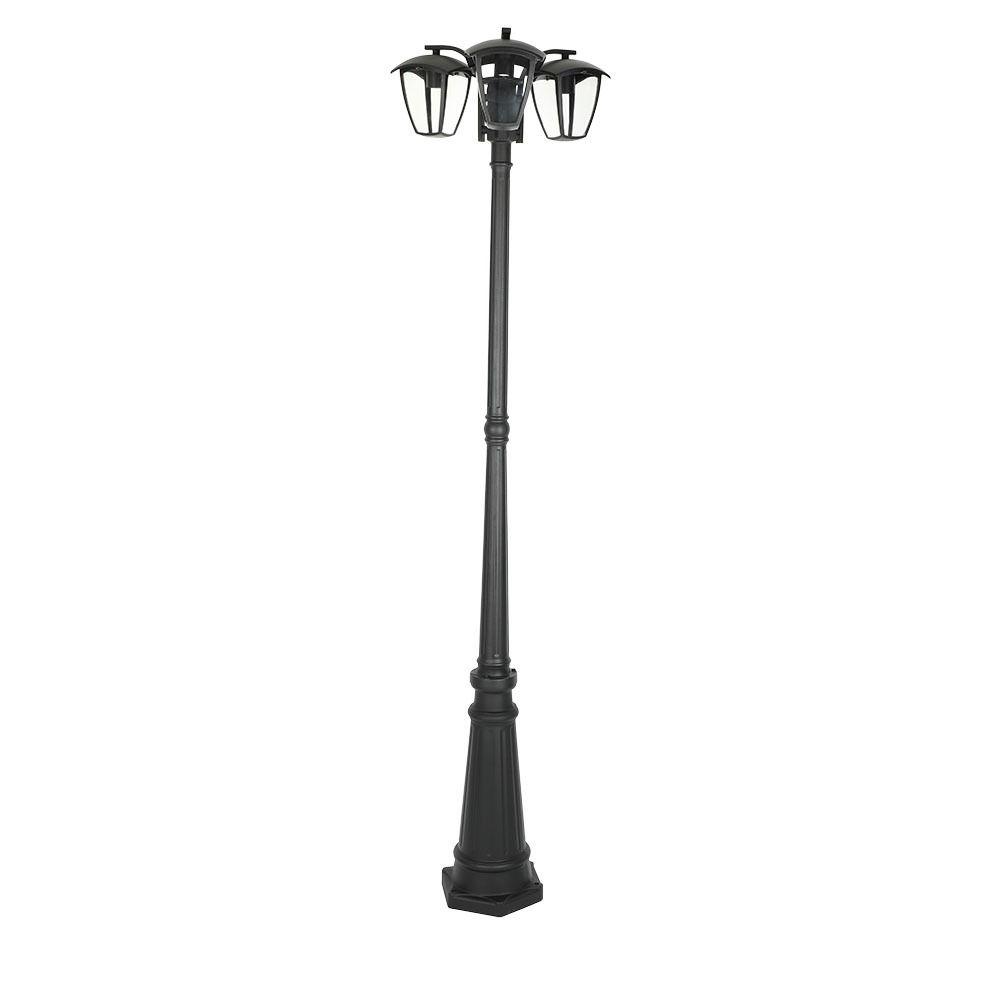 VT-740 E27 POLE LAMP-BLACK (3 HEADS)