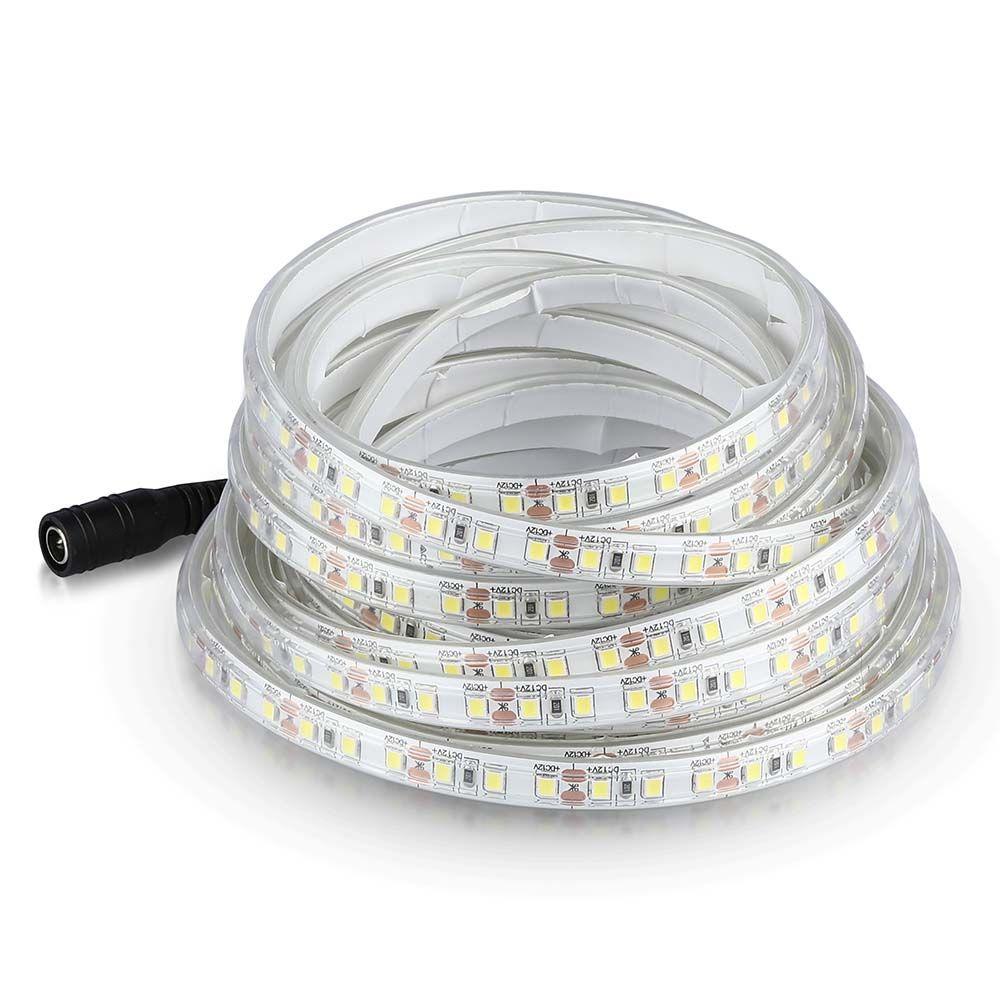 VT-3528 120 8W/M LED STRIP COLORCODE:3000K IP65 (5M/ROLL)(PRICE PER M)