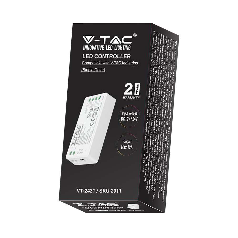 Sterownik WiFi do paska LED CCT, Zasilanie: 12V-24V, VTAC, SKU 2911