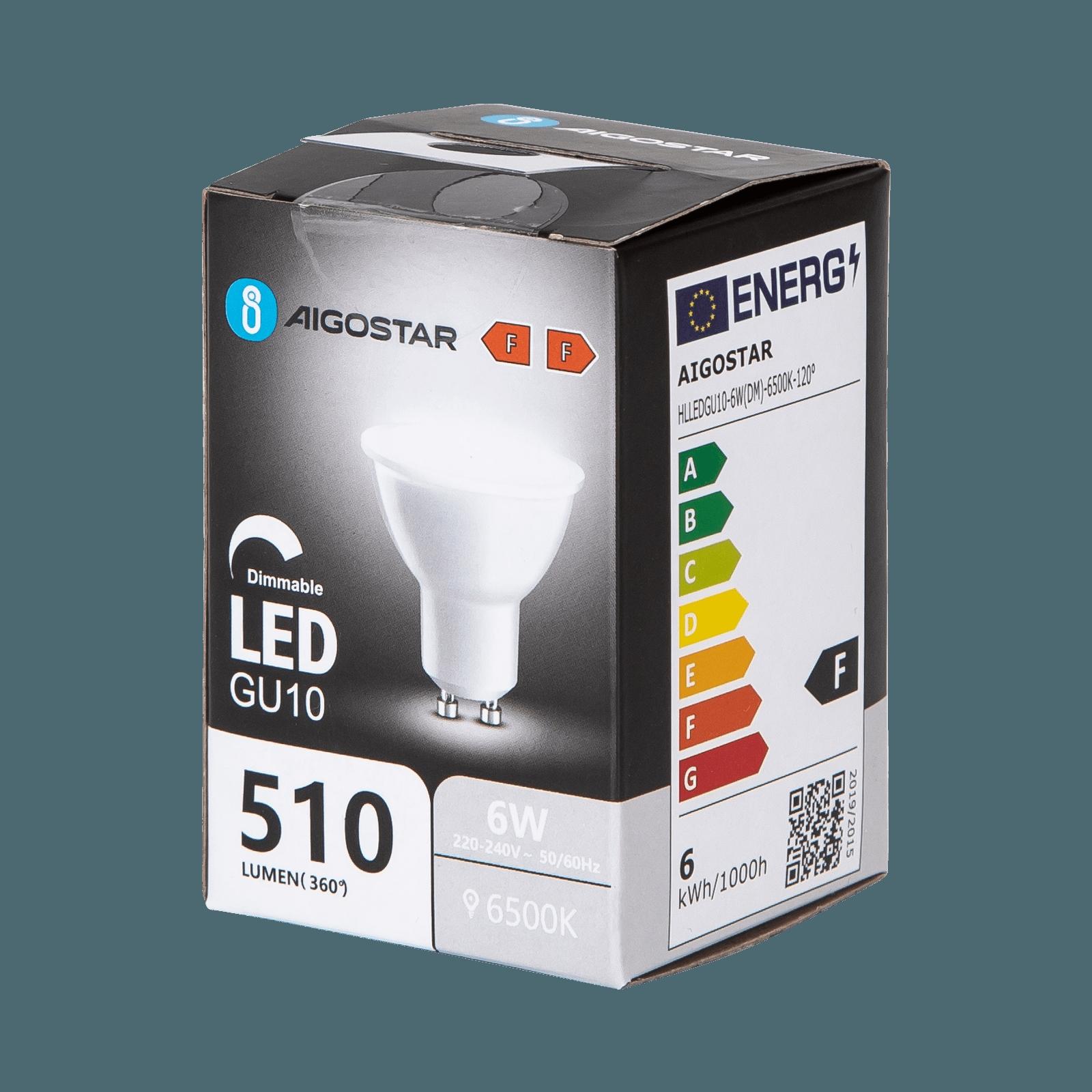 LED GU10 6W 6500K