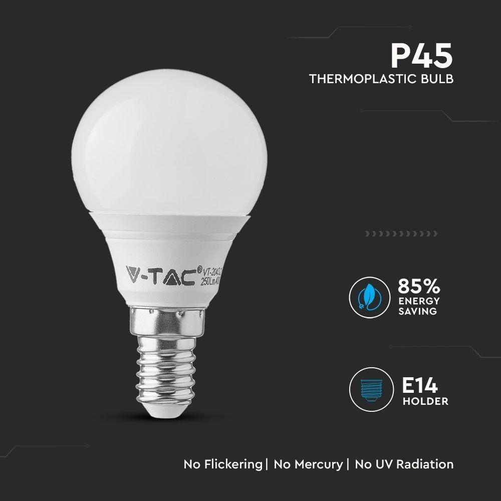 VT-236 5.5W P45 PLASTIC BULBS-SAMSUNG CHIP 4000K E14