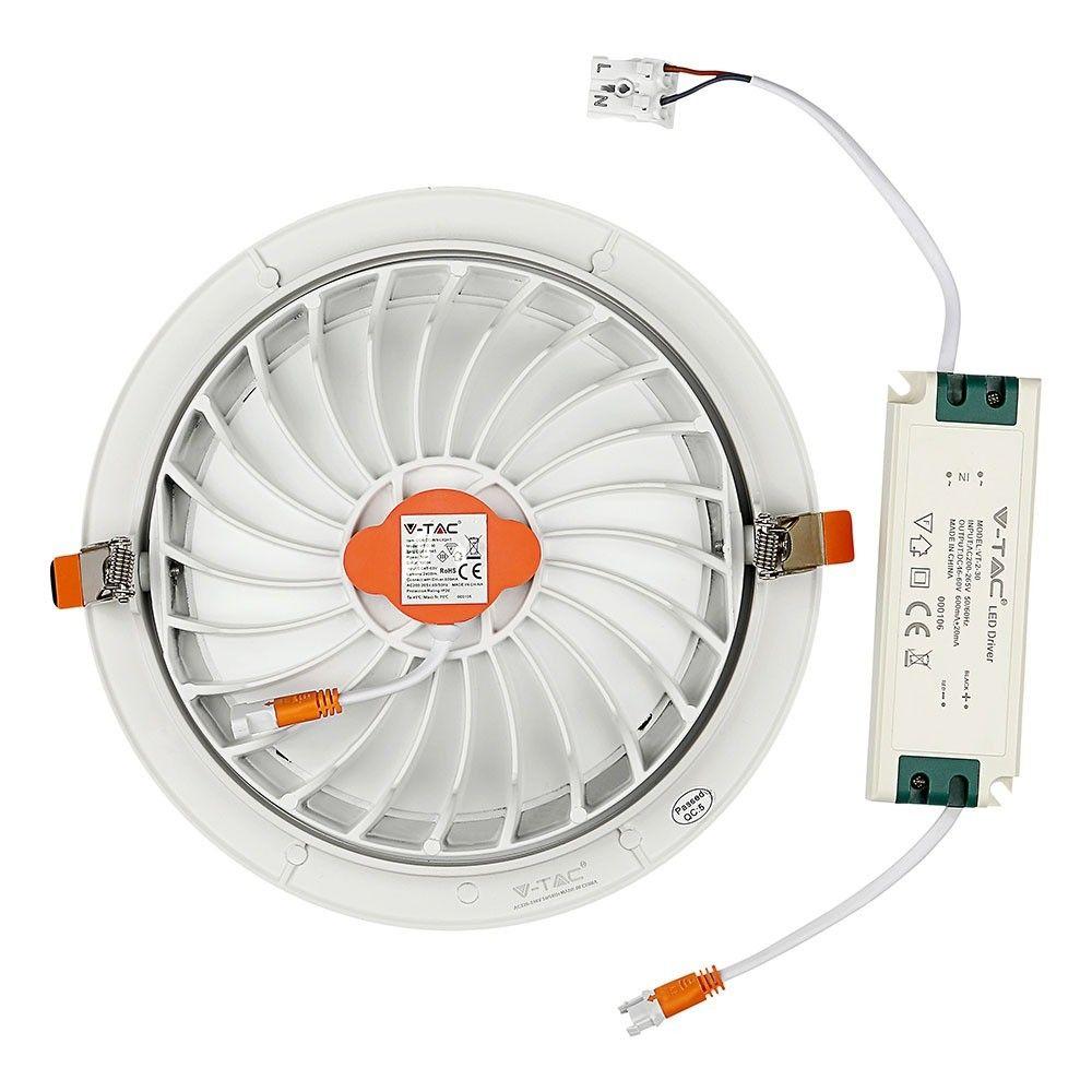 VT-2-30 30W LED DOWNLIGHT SAMSUNG CHIP 6400K 5YRS WTY