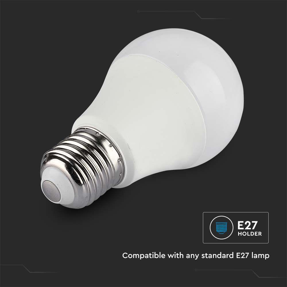 VT-5113 11W A60 BULB COMPATIBLE WITH AMAZON ALEXA AND GOOGLE HOME RGB+WW+CW E27