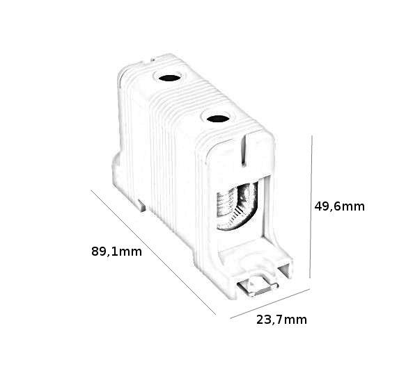 Listwa zaciskowa - Model FJ-E95/D (zielony,żółty)