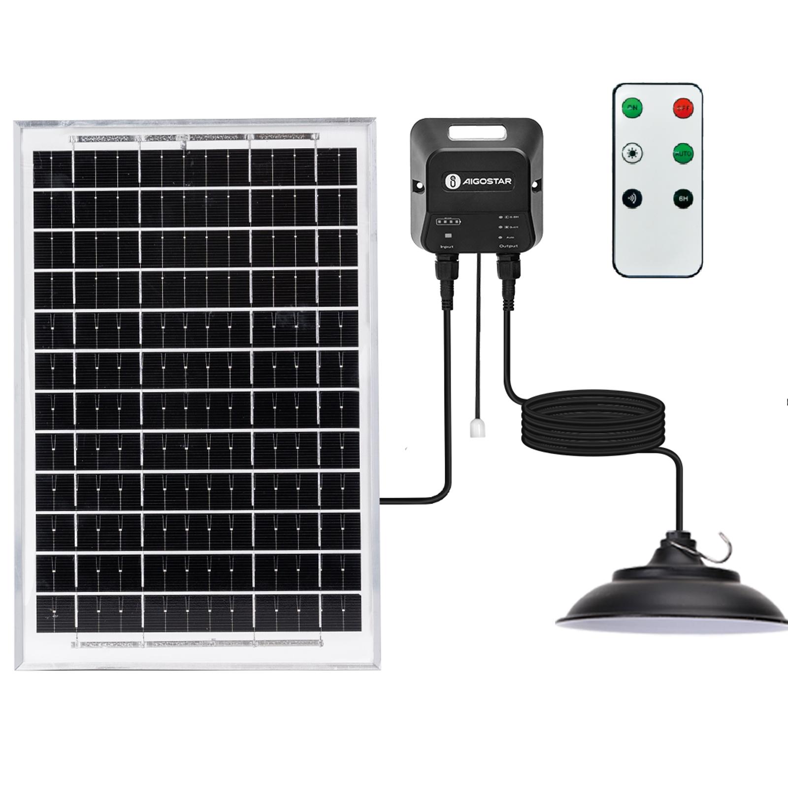 SOLAR LIGHT/SPLIT/with Batterie/PENDANT LAMP/5M+3M LINE/100W/6500K