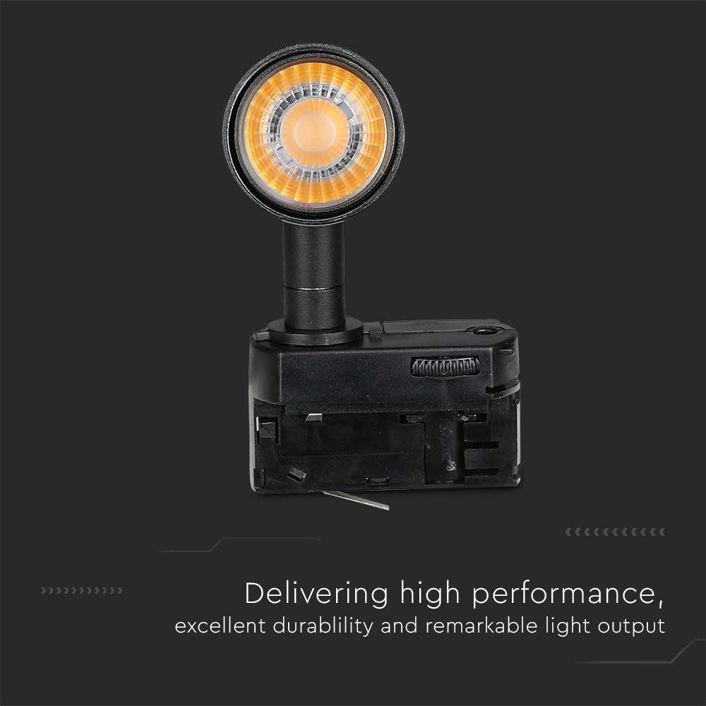 VT-415 15W LED TRACKLIGHT SAMSUNG CHIP 5000K 5 YRS WARRANTY,BLACK BODY