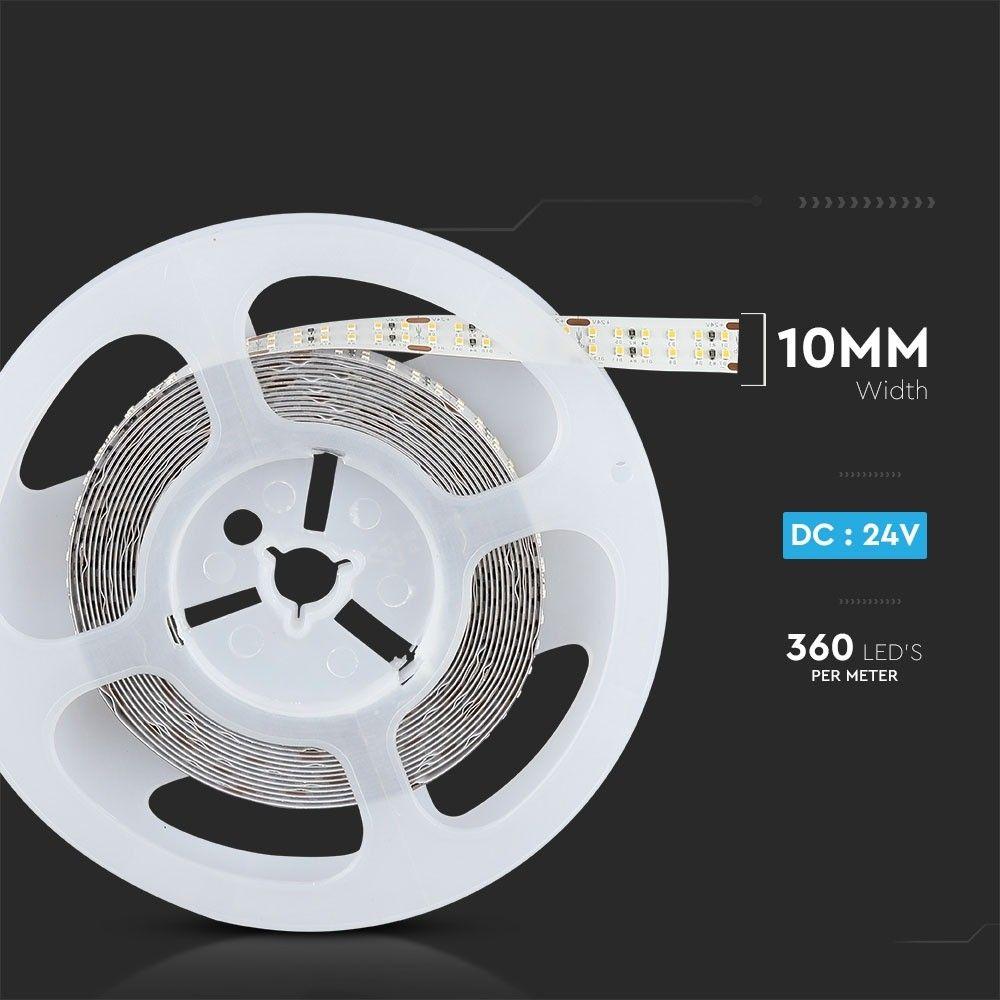 Taśma LED, Barwa:4000K, IP20, Rolka:5m, VTAC, SKU 2581