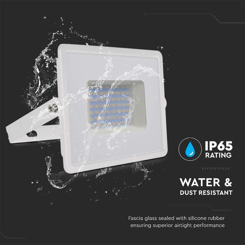 VT-4051 50W SMD FLOODLIGHT 3000K WHITE BODY