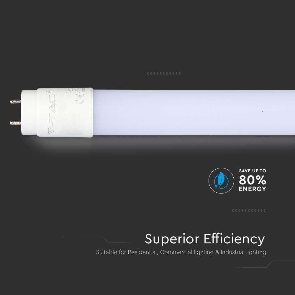 16,5W T8 Świetlówka LED T8 120 cm, Chip SAMSUNG, Barwa:3000K, HIGH LUMENS, VTAC, SKU 21688