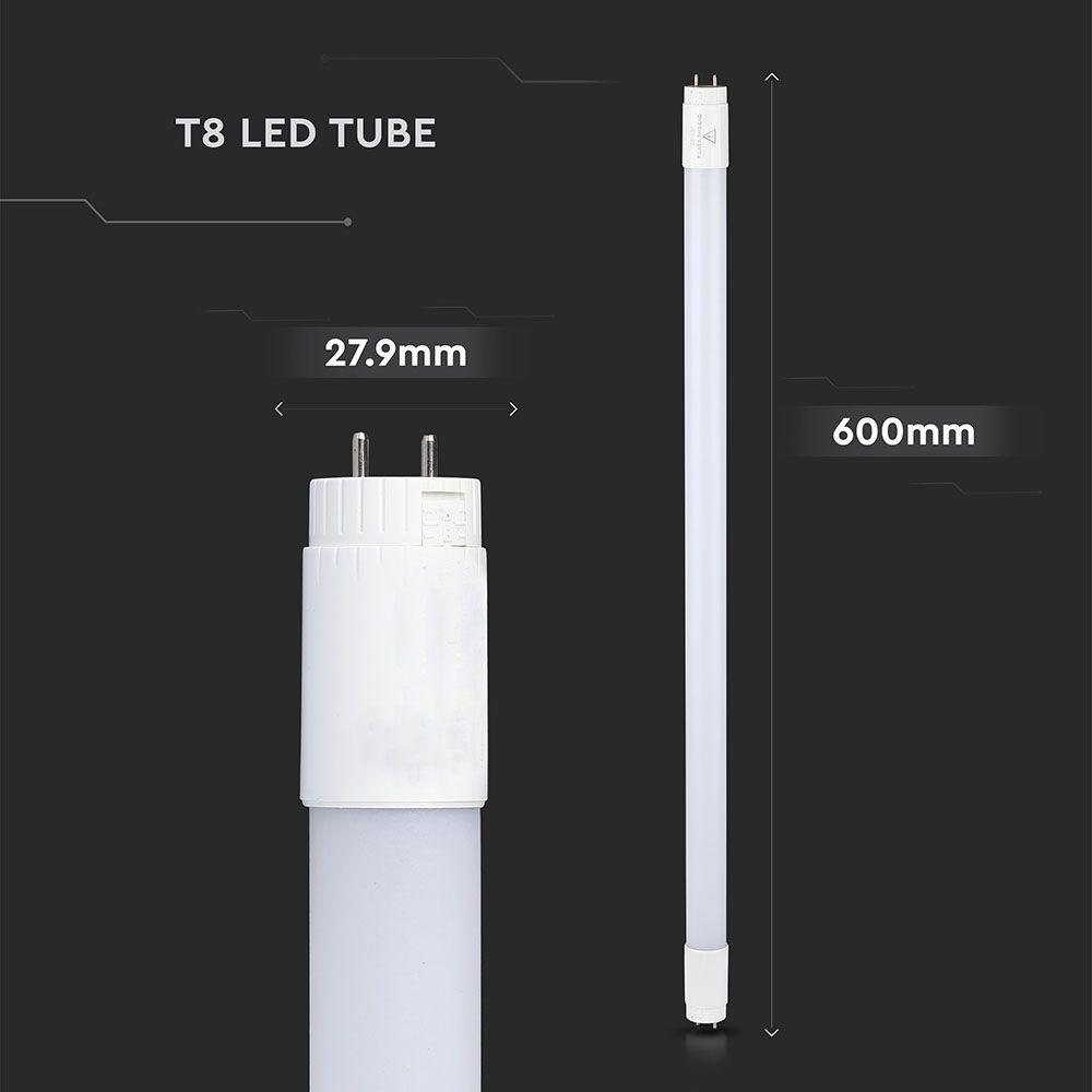 VT-062 10W T8 NANO PLASTIC TUBE-ROTATABLE(60CM) SAMSUNG CHIP 4000K (120LM/W)