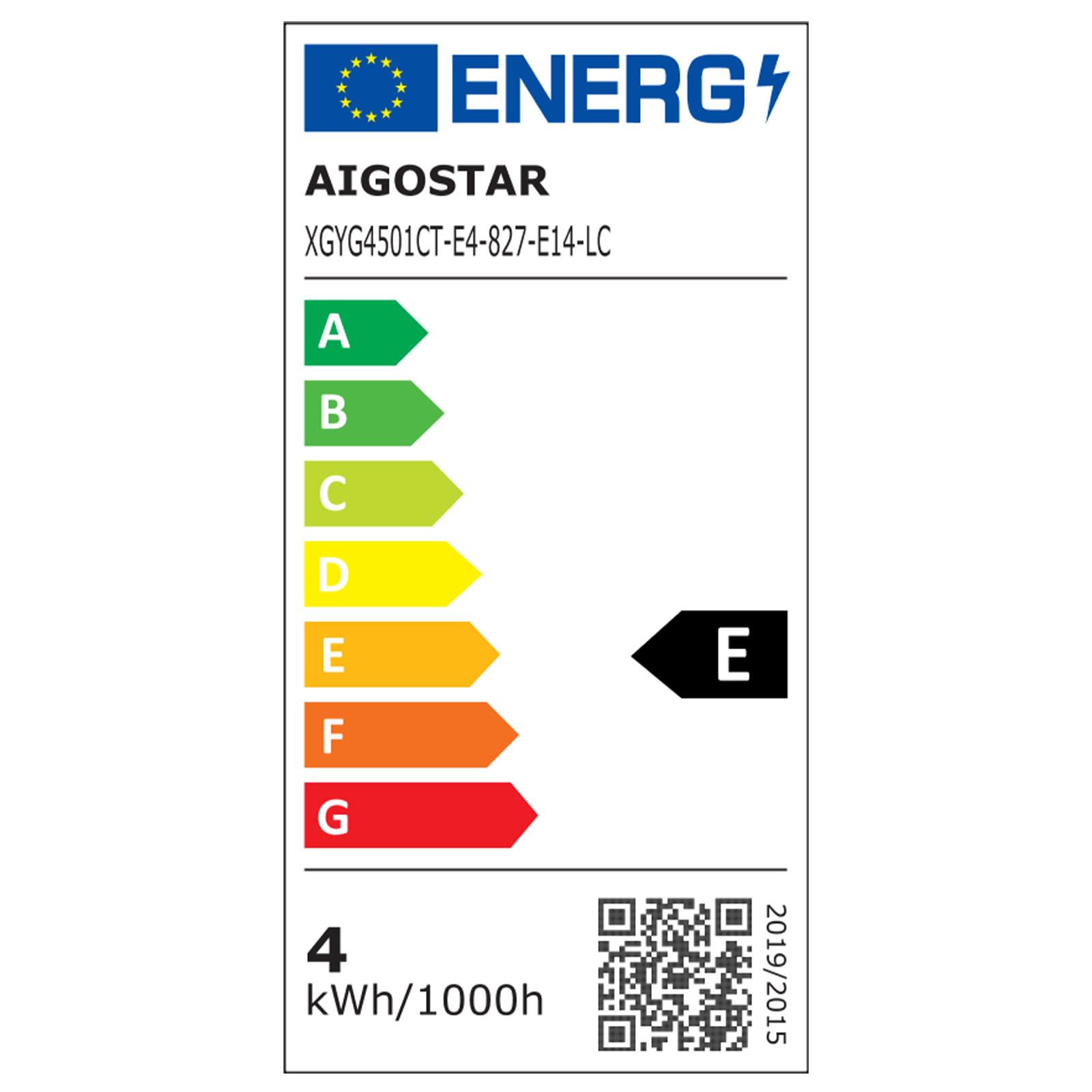 LED Filament Bulb (Clear) G45 E14 4W