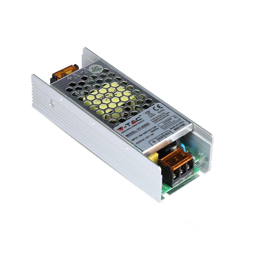 60W Zasilacz LED, Zasilanie:12V 5A, IP20, VTAC, SKU 3246