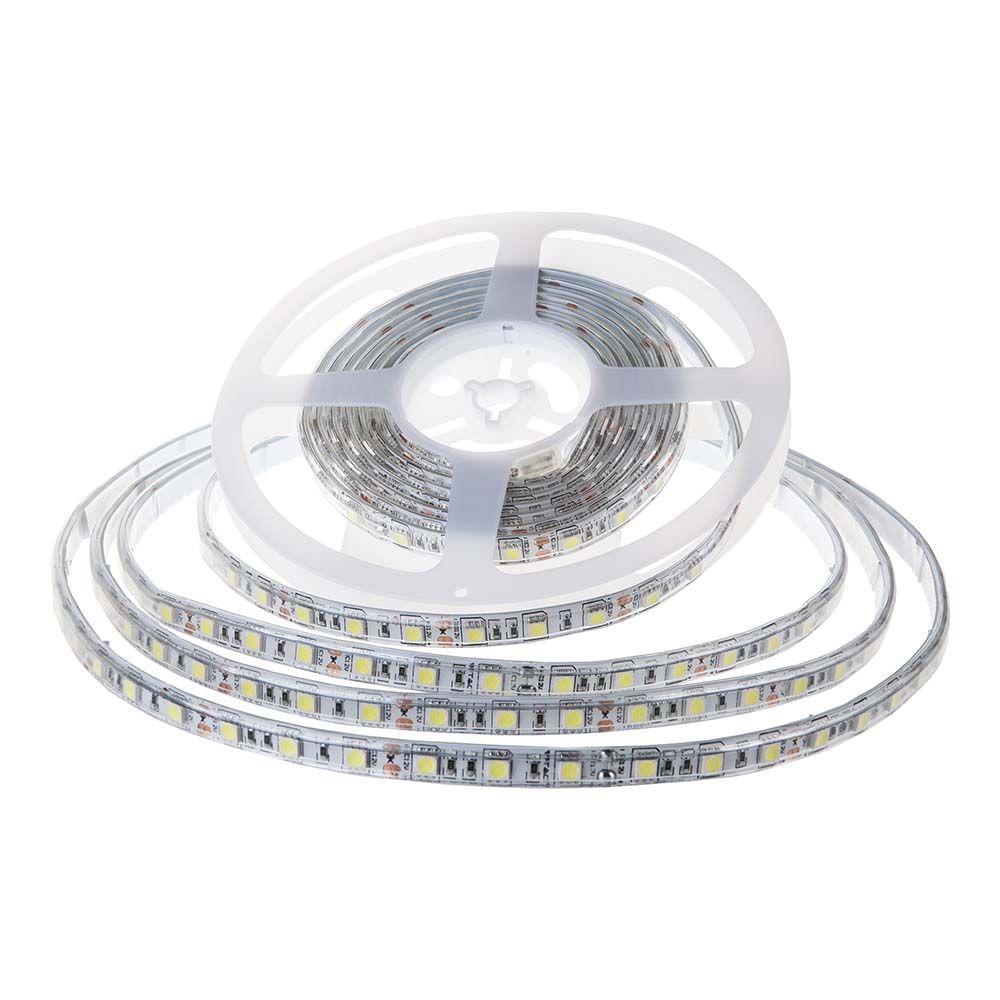 VT-2835 120 8W/M LED STRIP LIGHT 6400K IP65 24V DOUBLE PCB (10M/ROLL)(PRICE PER M)