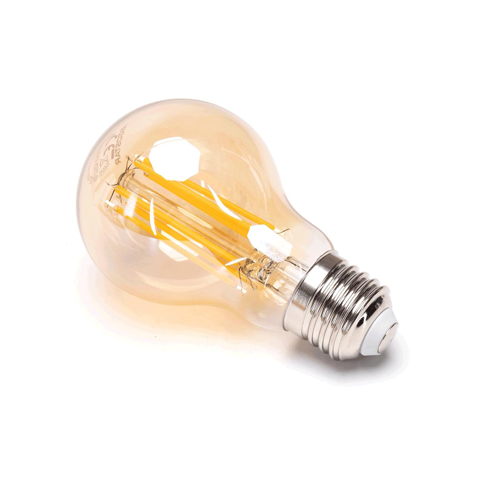 Żarówka LED Filament (Bursztynowa) A60 E27 12W