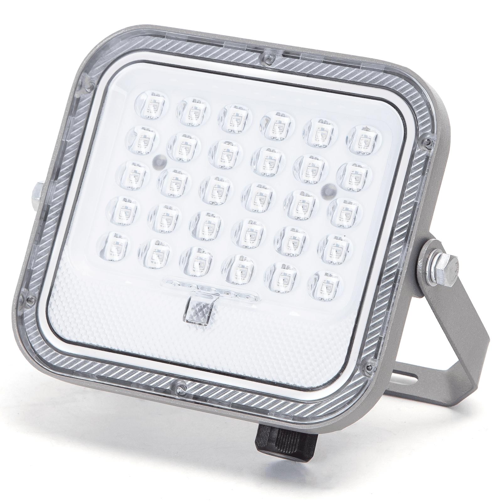 LED FLOOD LIGHT WITH SOLAR PANEL /09 Series/ 2M LINE/50W /RGB+WHITE 6500K