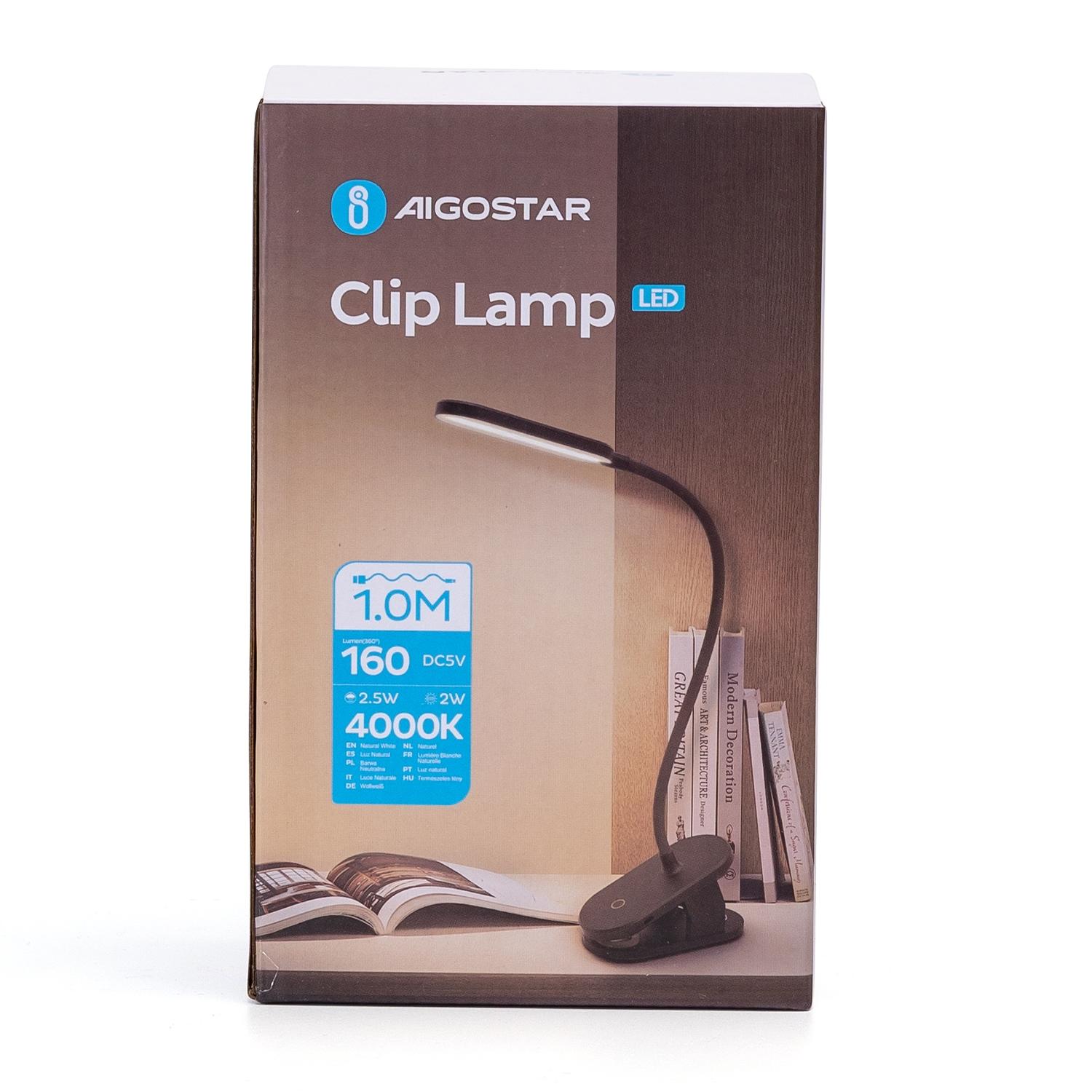 Lampa zaciskowa LED (ładowalna) (2.5W,4000K)