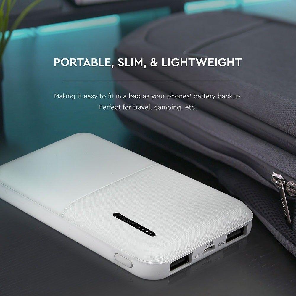 VT-3517 5000mah POWER BANK-WHITE