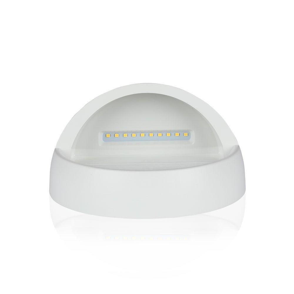 VT-1182 3W LED STEP LIGHT 3000K WHITE BODY ROUND