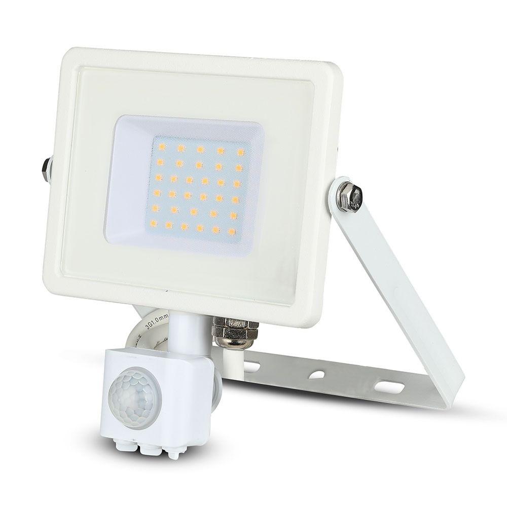 VT-30-S 30W SMD PIR SENSOR FLOODLIGHT SAMSUNG CHIP 4000K WHITE BODY