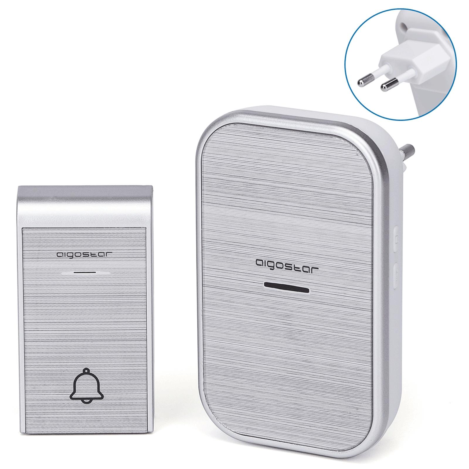 AC Wireless Doorbell Silver