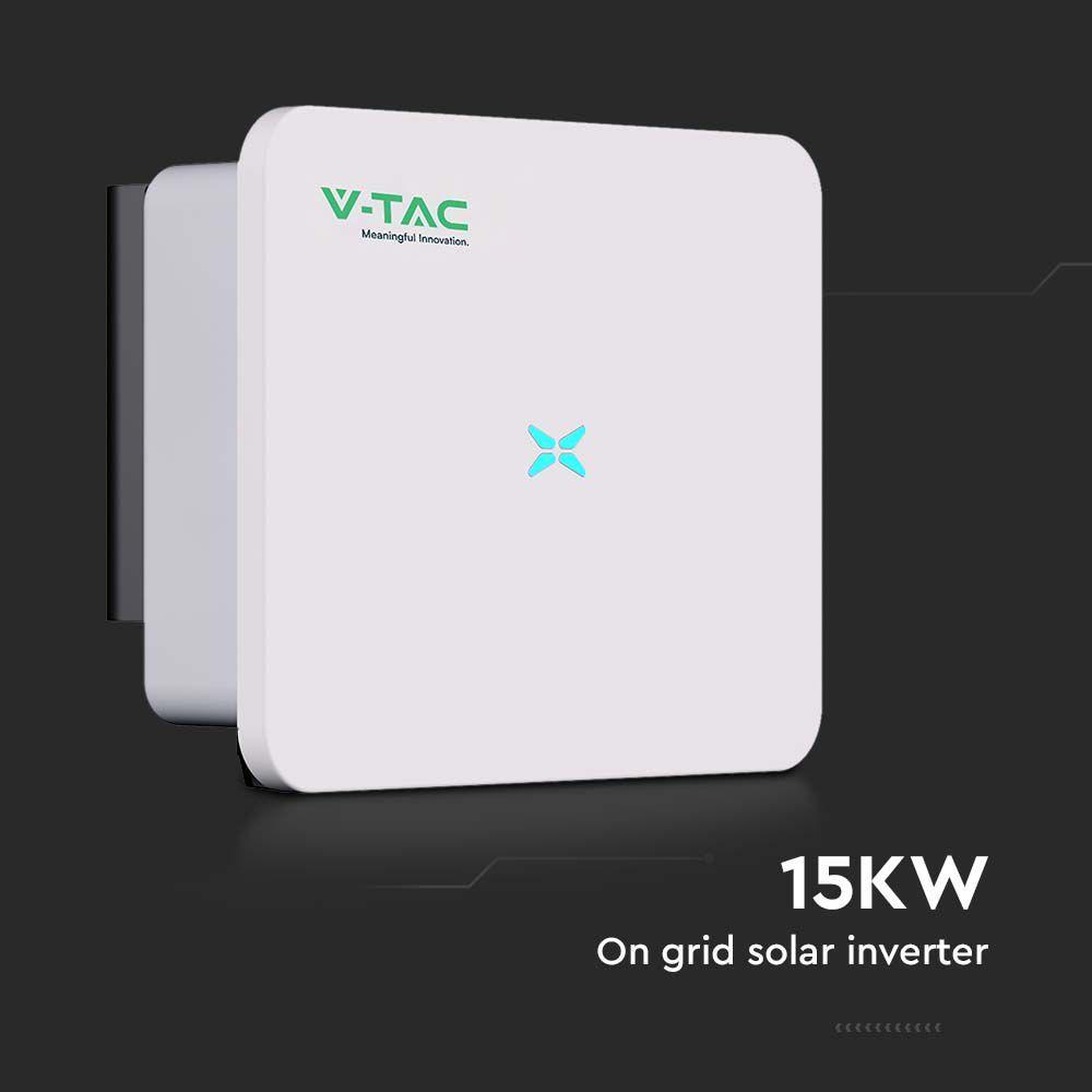 3-FAZOWY INWERTER VT-61015 ON-GRID O MOCY 15kW; 10 LAT GWARANCJI; IP66; IP65; ZABEZPIECZENIA DC, AC TYPU II SPD, VTAC, SKU 11630