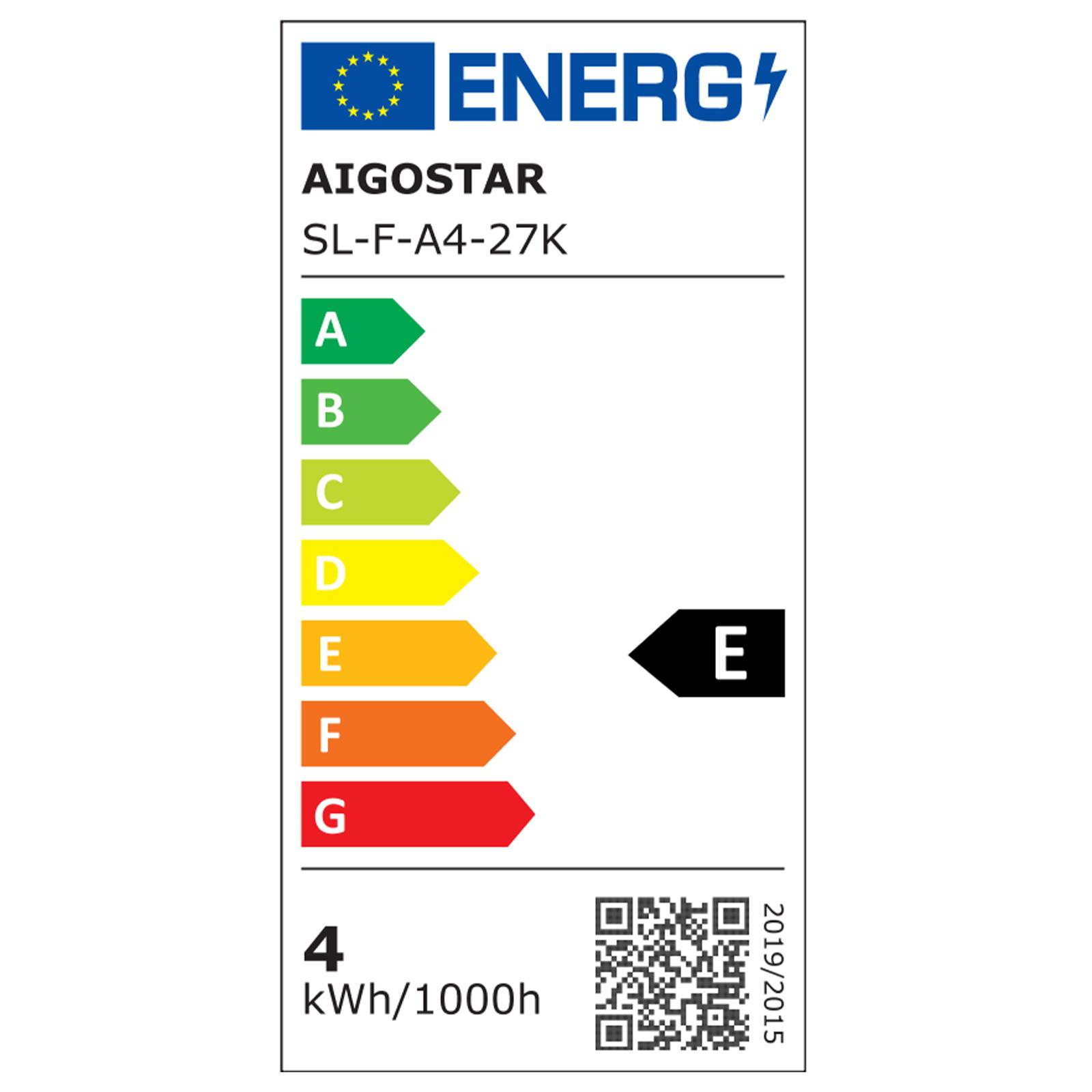 LED Filament Bulb (Clear) A60 E27 4W