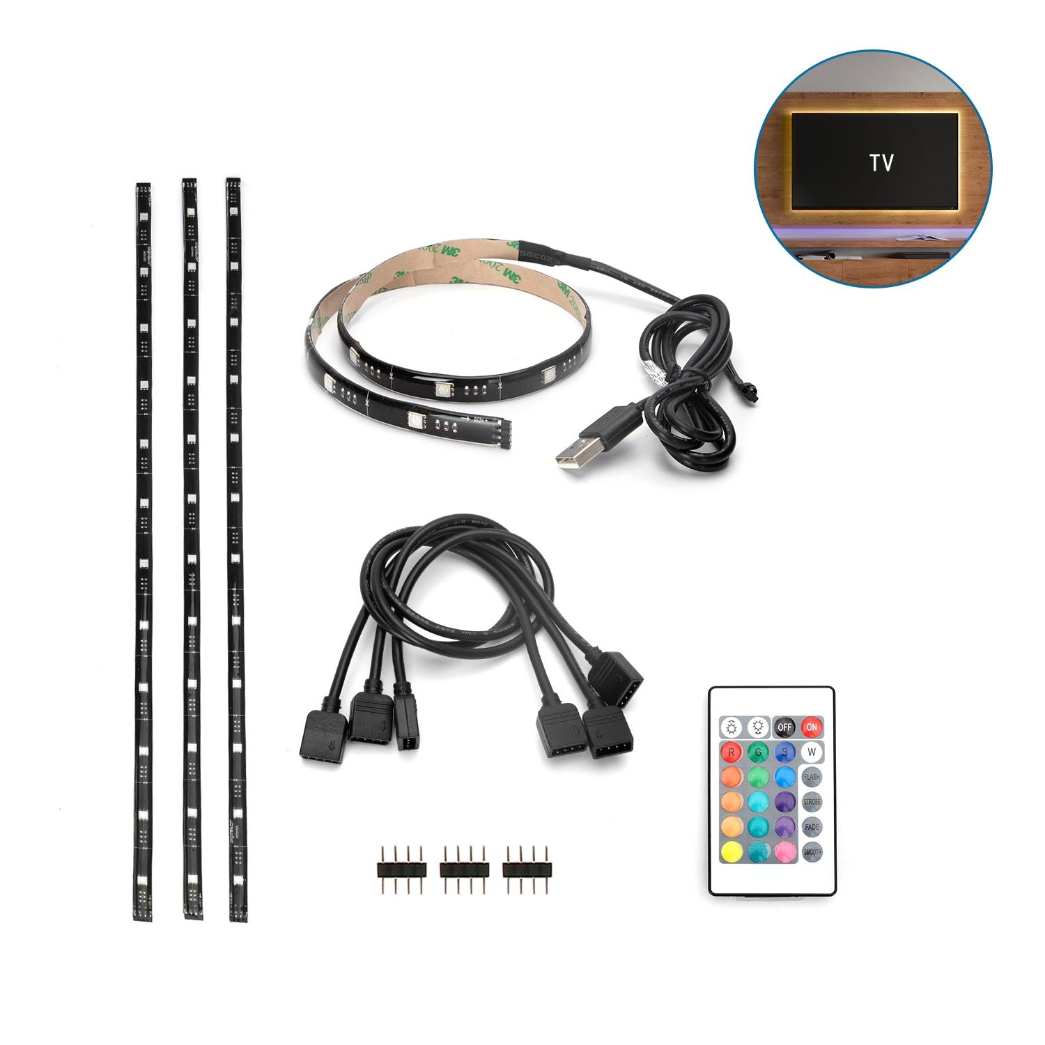 LED Low-voltage Strip Light for TV 4*0.5m RGB