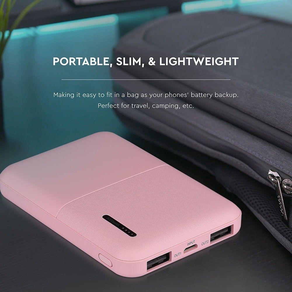 VT-3517 5000mah POWER BANK-PINK