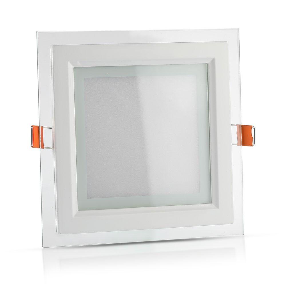 12W Panel LED, Barwa:4000K , Kwadratowa, VTAC, SKU 6278