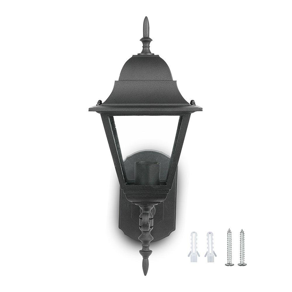 VT-761 E27 WALL LAMP LARGE-MATT BLACK(UP)