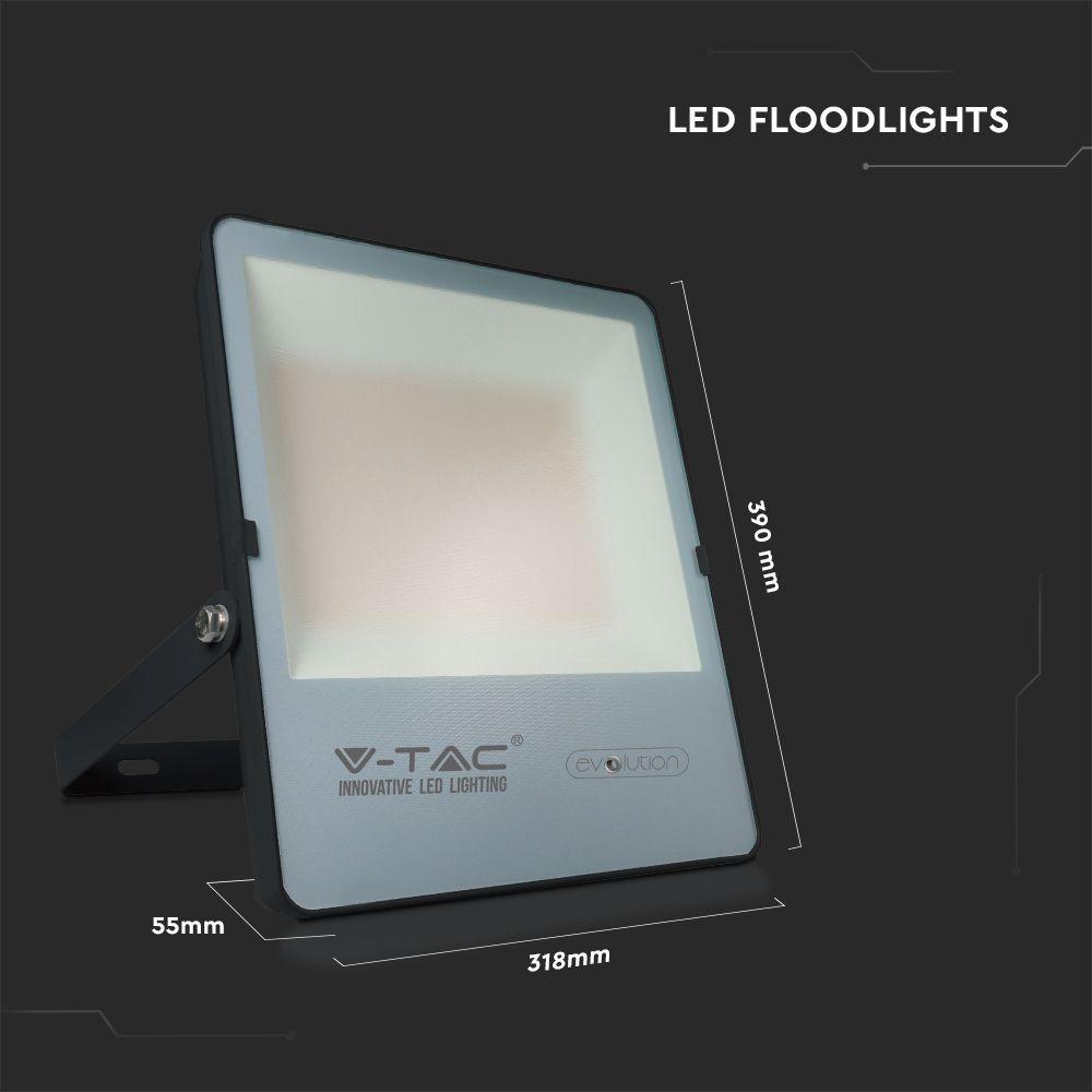 VT-49151 150W LED FLOODLIGHT 4000K BLACK BODY 160LM/W