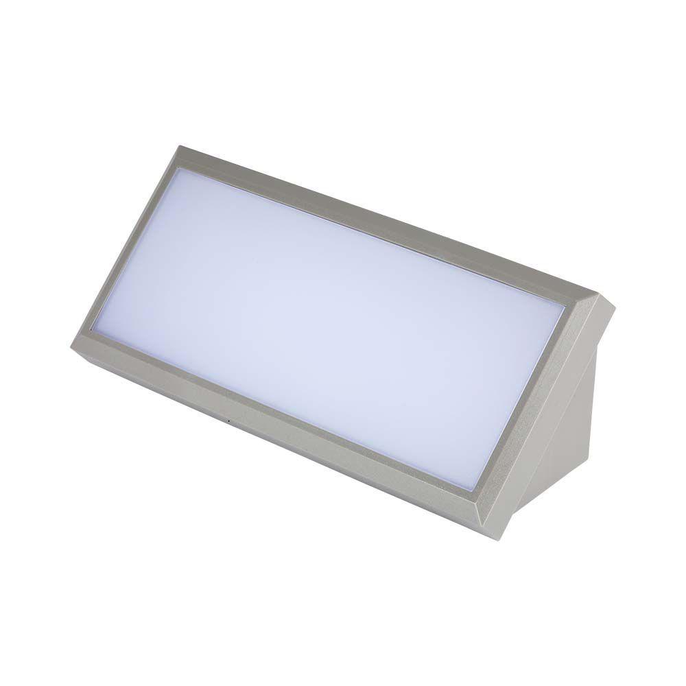 20W Lampa ścienna LED, Barwa:3000K, Obudowa: Szara, VTAC, SKU 218236