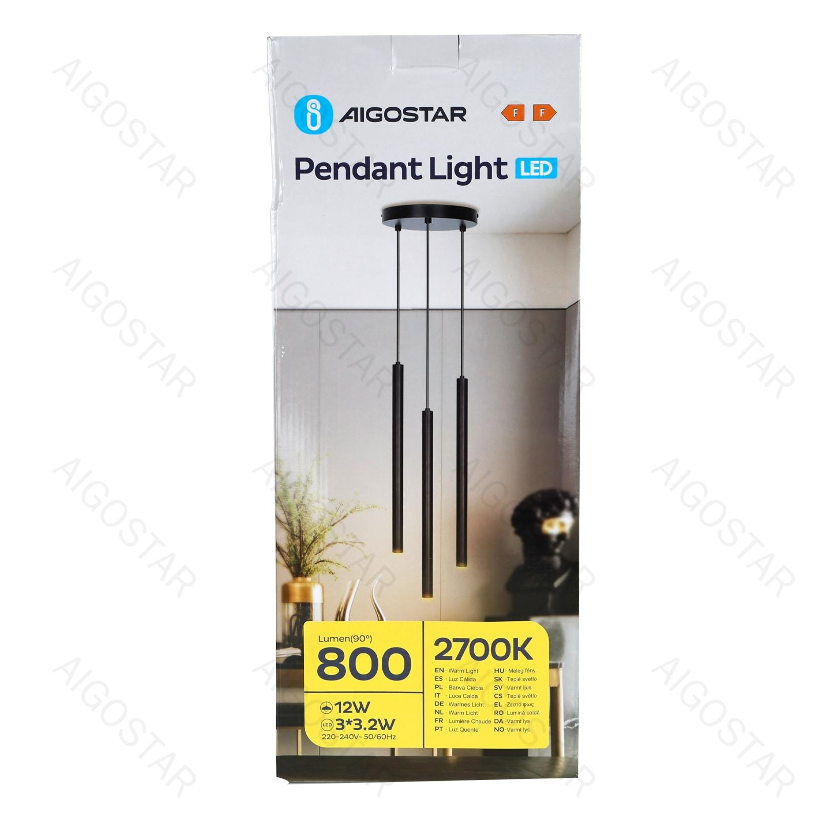 LED Pendant Light 3*3W 2700K