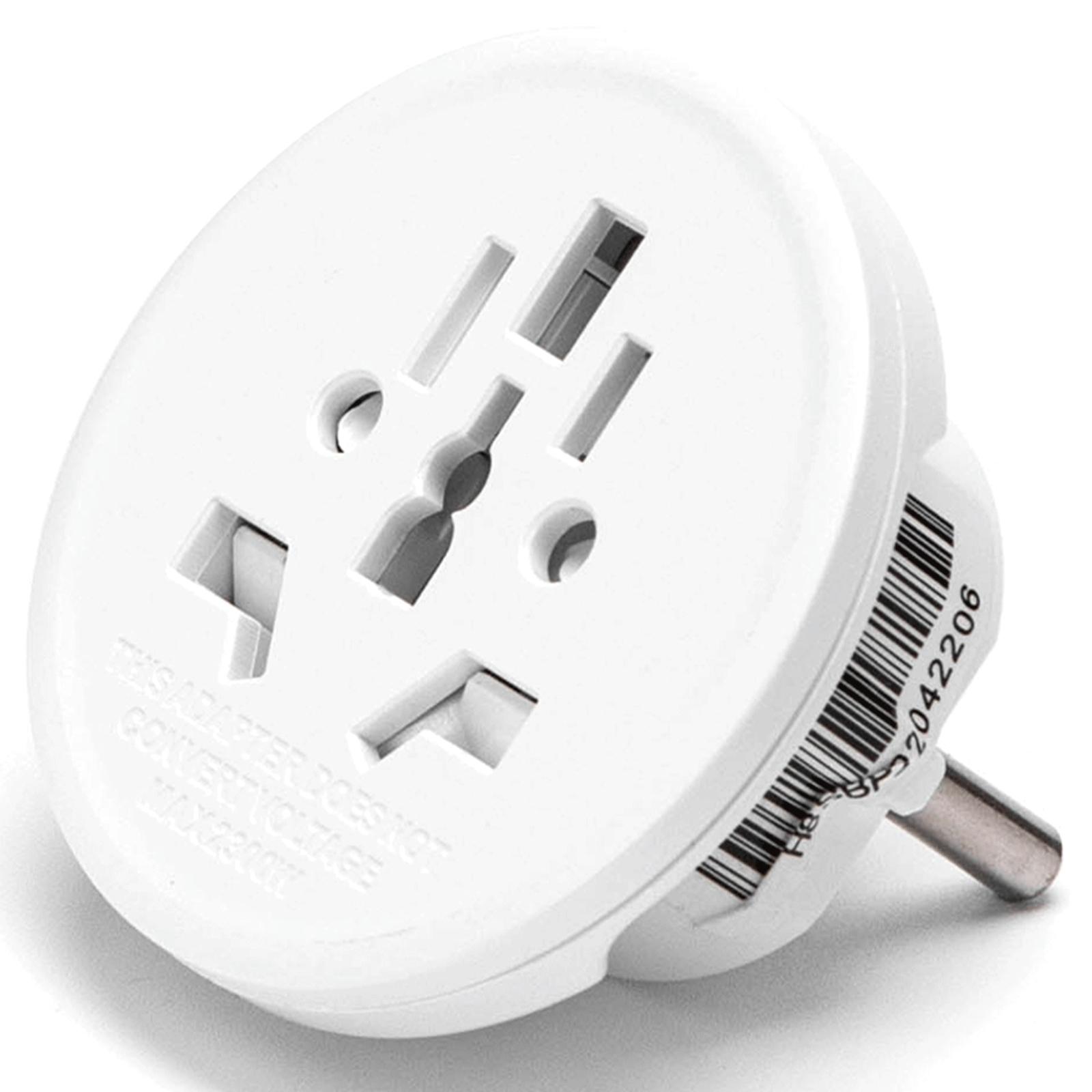 One-to-multi Travel Adaptor (German plug) 10A White