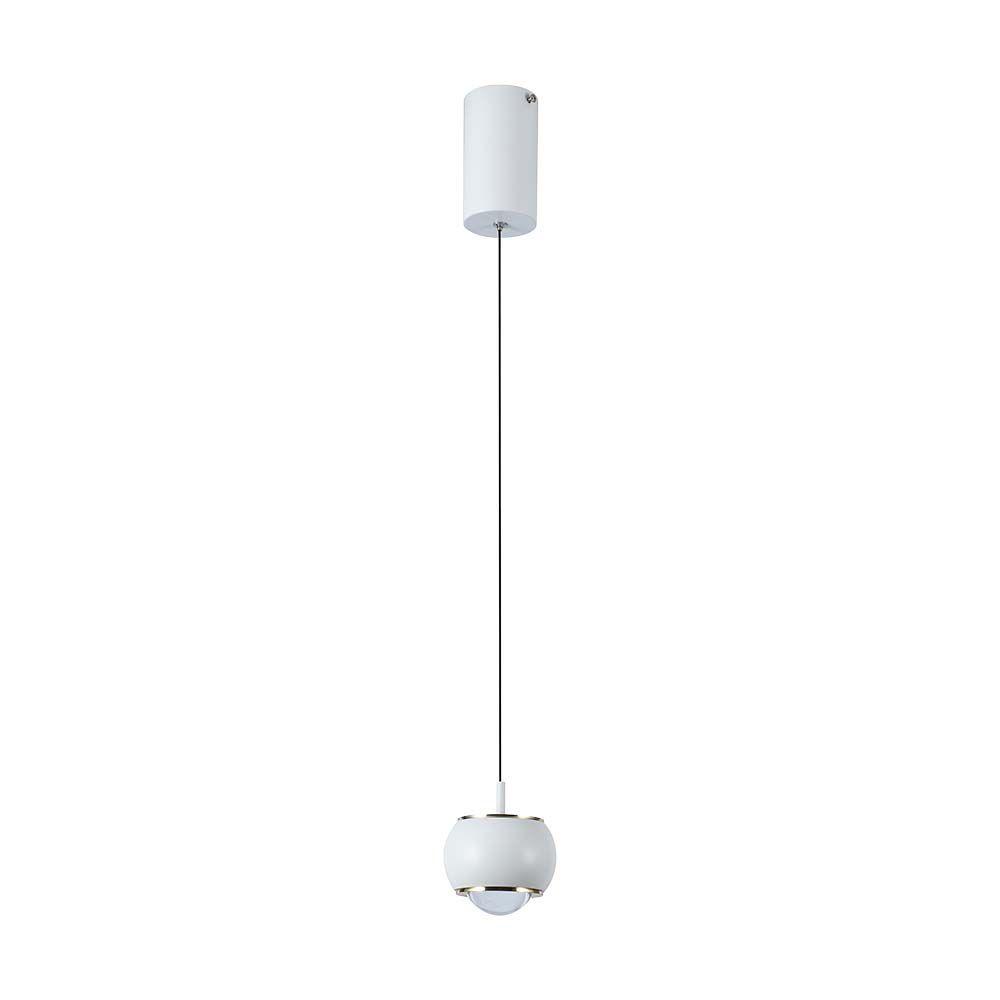 Lampa wisząca LED (10*10*100CM), Barwa: 4000K, Obudowa: Biała      , VTAC, SKU 10079