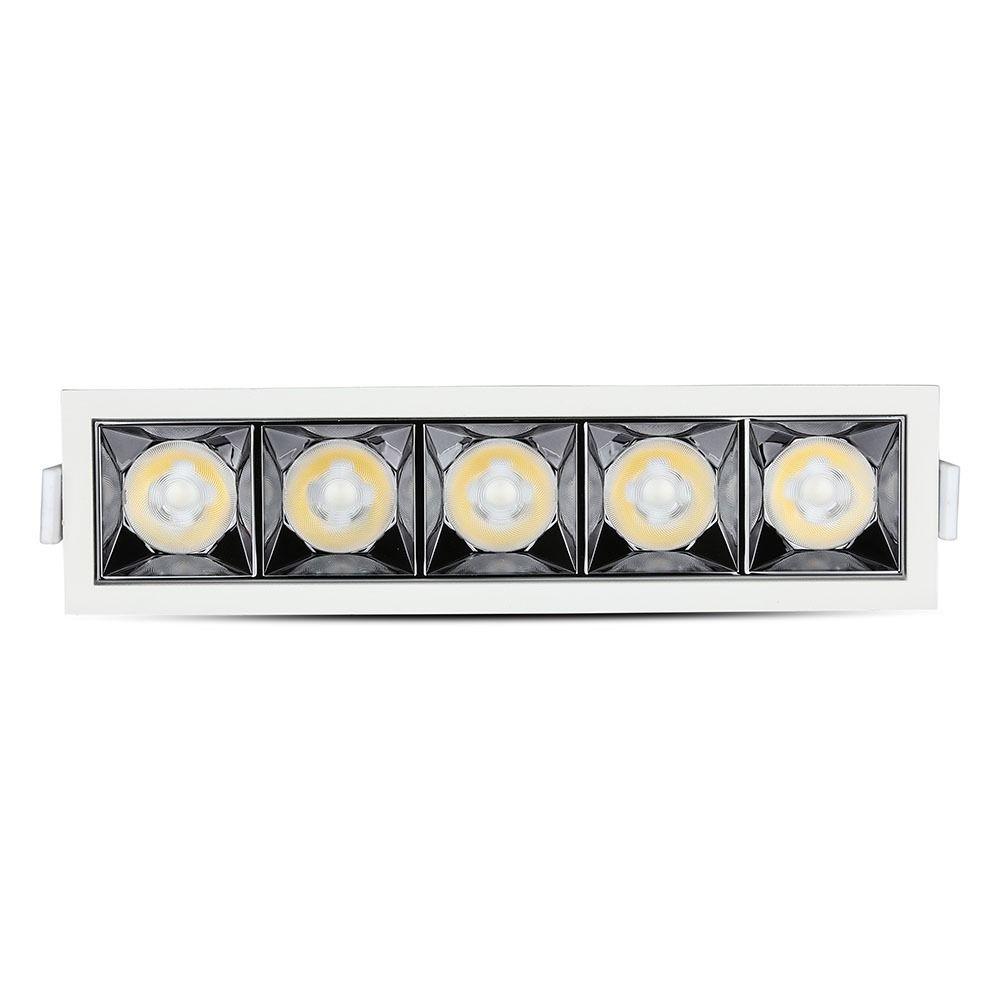 20W Oprawa wpuszczana reflektor LED, Chip SAMSUNG, Barwa:2700K, Kąt 12', VTAC, SKU 981